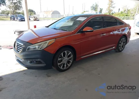 2015 Hyundai Sonata Limited 2.0T z USA, uszkodzony, nr VIN 5NPE34AB7FH132480